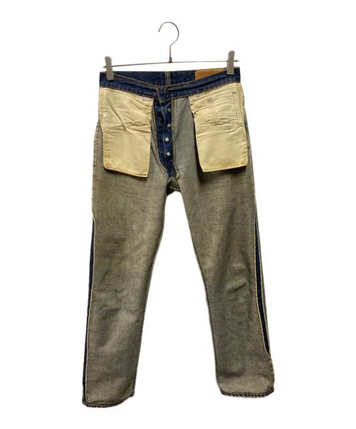 LEVI'S（リーバイス）LEVI'S (リーバイス) 60～70's 501 BIG E デニムパンツ ボタン裏6 足長R 並行ステッチ 不均等V インディゴ サイズ:W30×L32の古着・服飾アイテム