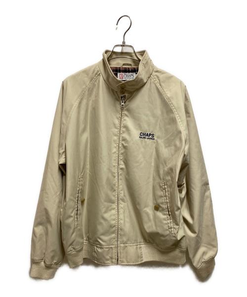 CHAPS RALPH LAUREN（チャップス ラルフローレン）CHAPS RALPH LAUREN (チャップス ラルフローレン) スイングトップ ベージュ サイズ:Lの古着・服飾アイテム