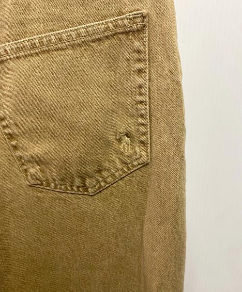 POLO RALPH LAUREN（ポロ・ラルフローレン）POLO RALPH LAUREN (ポロ・ラルフローレン) デニムパンツ ベージュ サイズ:26の古着・服飾アイテム