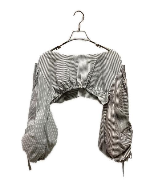 UN3D.（アンスリード）UN3D. (アンスリード) MIX SHIRT LAYERED OP ブラック サイズ:Mの古着・服飾アイテム