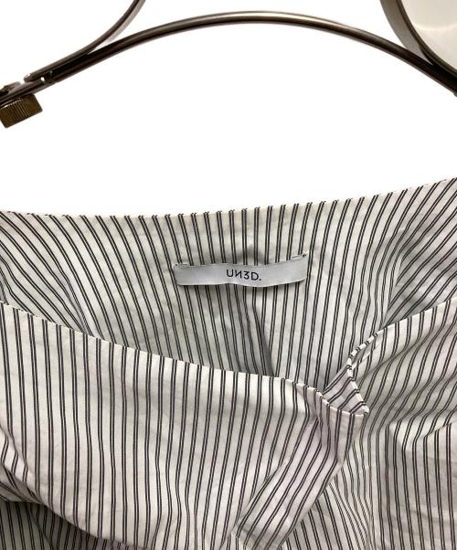 UN3D.（アンスリード）UN3D. (アンスリード) MIX SHIRT LAYERED OP ブラック サイズ:Mの古着・服飾アイテム