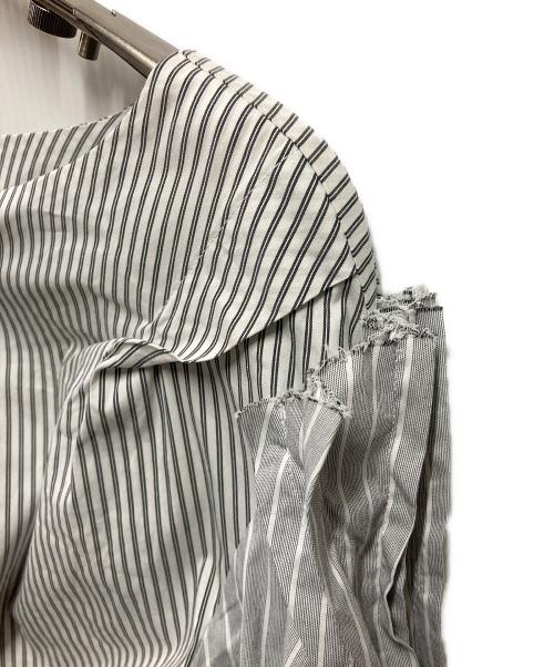 UN3D.（アンスリード）UN3D. (アンスリード) MIX SHIRT LAYERED OP ブラック サイズ:Mの古着・服飾アイテム