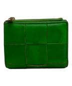 BOTTEGA VENETAボッテガベネタ）の古着「カセット 2つ折り財布」｜グリーン