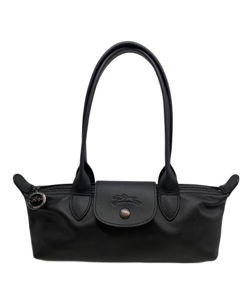 LONGCHAMP（ロンシャン）LONGCHAMP (ロンシャン) ル プリアージュ エクストラ M ショルダーバッグ ブラックの古着・服飾アイテム