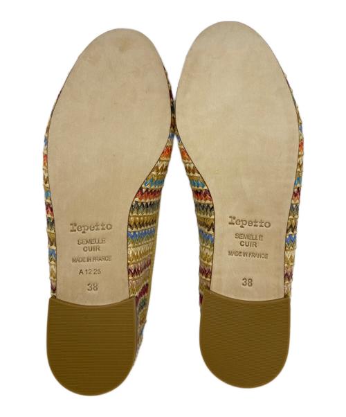 repetto（レペット）repetto (レペット) Cendrillon Haute バレエフラット ベージュ サイズ:38の古着・服飾アイテム