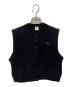 YENN（イエン）の古着「DOUBLE FACE KNIT VEST」｜ブラック