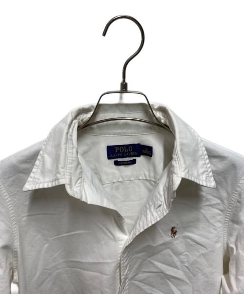 POLO RALPH LAUREN（ポロ・ラルフローレン）POLO RALPH LAUREN (ポロ・ラルフローレン) CUSTOM FIT シャツ ホワイト サイズ:Ｓの古着・服飾アイテム