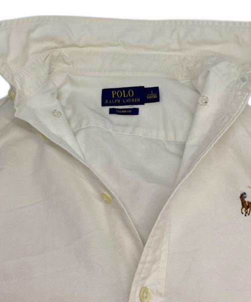 POLO RALPH LAUREN（ポロ・ラルフローレン）POLO RALPH LAUREN (ポロ・ラルフローレン) CUSTOM FIT シャツ ホワイト サイズ:Ｓの古着・服飾アイテム