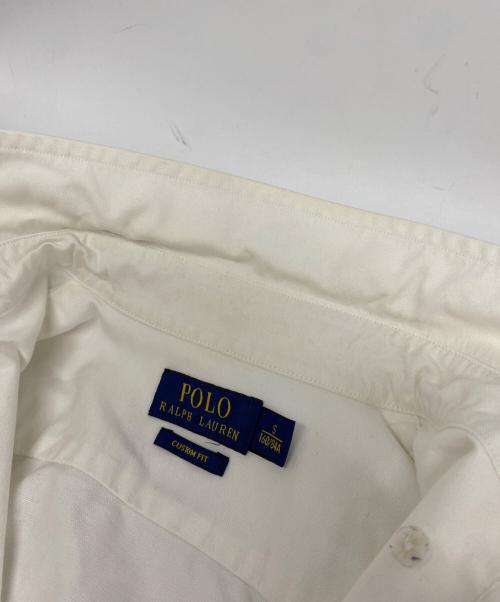 POLO RALPH LAUREN（ポロ・ラルフローレン）POLO RALPH LAUREN (ポロ・ラルフローレン) CUSTOM FIT シャツ ホワイト サイズ:Ｓの古着・服飾アイテム