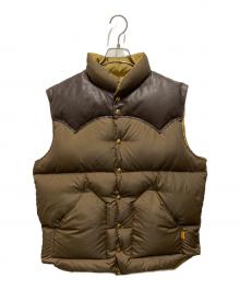 STANDARD CALIFORNIA×RockyMountainFeatherBed（スタンダードカリフォルニア×ロッキーマウンテンフェザーベッド）の古着「25AW　ダウンベスト」｜ブラウン