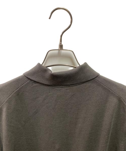 TOMORROW LAND（トゥモローランド）TOMORROW LAND (トゥモローランド) シルクコットン ニットポロシャツ SESIA グレー サイズ:Mの古着・服飾アイテム