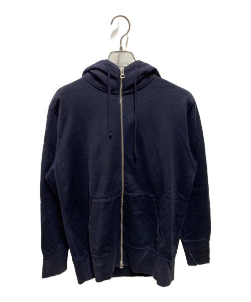 LOOPWHEELER（ループウィラー）LOOPWHEELER (ループウィラー) ジップパーカー ネイビー サイズ:Ｍの古着・服飾アイテム
