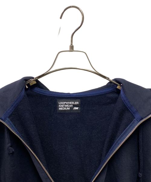 LOOPWHEELER（ループウィラー）LOOPWHEELER (ループウィラー) ジップパーカー ネイビー サイズ:Ｍの古着・服飾アイテム
