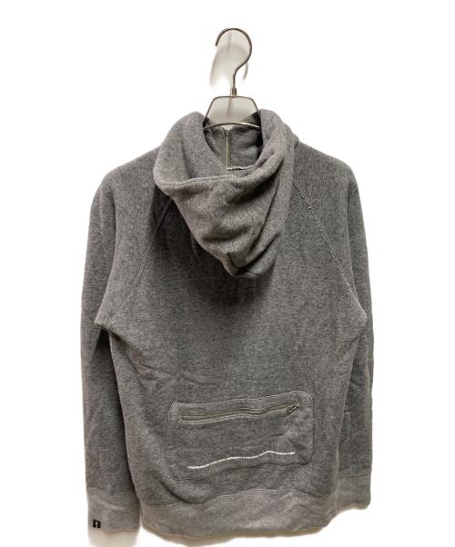 LOOPWHEELER（ループウィラー）LOOPWHEELER (ループウィラー) ハーフジップパーカー グレー サイズ:Ｍの古着・服飾アイテム