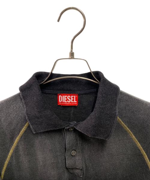 DIESEL（ディーゼル）DIESEL (ディーゼル) ポロシャツ グレー サイズ:Ｓの古着・服飾アイテム