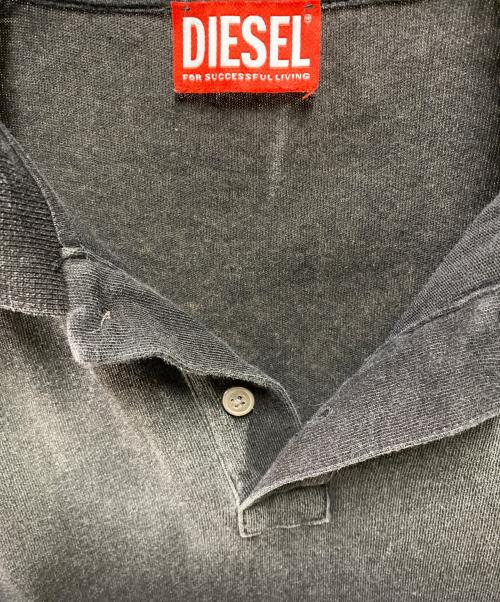 DIESEL（ディーゼル）DIESEL (ディーゼル) ポロシャツ グレー サイズ:Ｓの古着・服飾アイテム