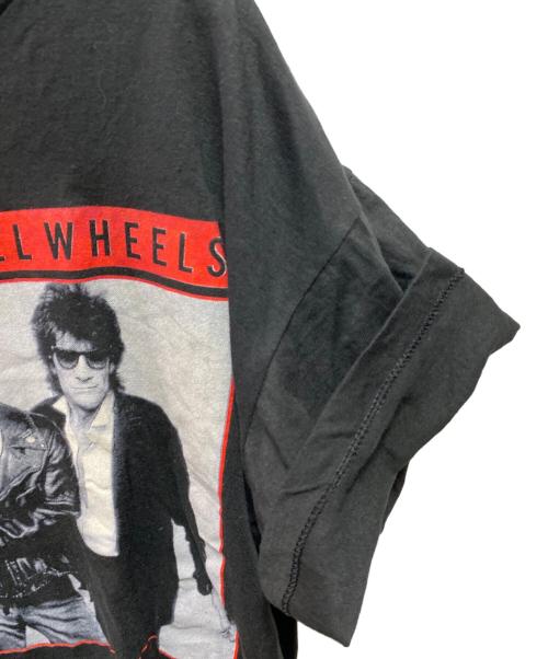 ROLLING STONES（ローリングストーンズ）ROLLING STONES (ローリングストーンズ) HANDTEX (ハンドテックス) Tシャツ コピーライト89年 ブラック サイズ:Ｌの古着・服飾アイテム
