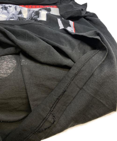 ROLLING STONES（ローリングストーンズ）ROLLING STONES (ローリングストーンズ) HANDTEX (ハンドテックス) Tシャツ コピーライト89年 ブラック サイズ:Ｌの古着・服飾アイテム