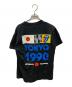 ROLLING STONES (ローリングストーンズ) HANDTEX (ハンドテックス) Tシャツ コピーライト89年 ブラック サイズ:Ｌ：4000円
