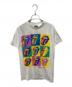 ROLLING STONESローリングストーンズ）の古着「1990年ツアーTシャツ」｜ホワイト