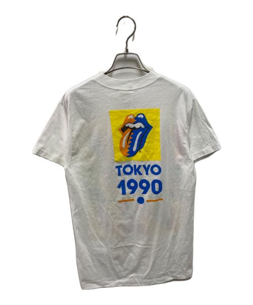 ROLLING STONES（ローリングストーンズ）ROLLING STONES (ローリングストーンズ) 1990年ツアーTシャツ ホワイト サイズ:Ｍの古着・服飾アイテム