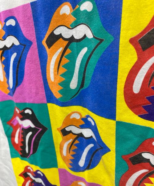 ROLLING STONES（ローリングストーンズ）ROLLING STONES (ローリングストーンズ) 1990年ツアーTシャツ ホワイト サイズ:Ｍの古着・服飾アイテム