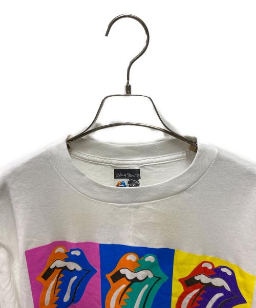 ROLLING STONES（ローリングストーンズ）ROLLING STONES (ローリングストーンズ) 1990年ツアーTシャツ ホワイト サイズ:Ｌの古着・服飾アイテム