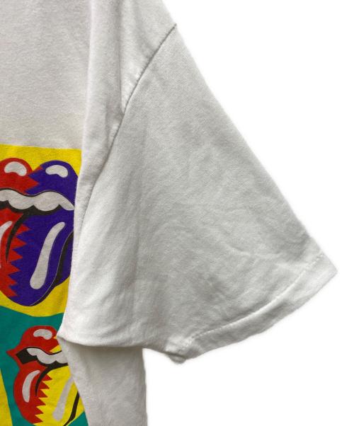 ROLLING STONES（ローリングストーンズ）ROLLING STONES (ローリングストーンズ) 1990年ツアーTシャツ ホワイト サイズ:Ｌの古着・服飾アイテム