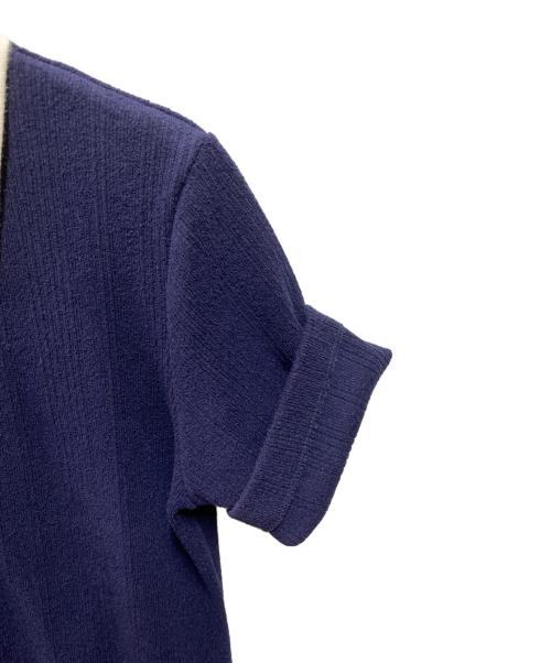 Adam et Rope（アダム エ ロペ）Adam et Rope (アダム エ ロペ) 25SS ハーフスリーブポロシャツワンピース ネイビー サイズ:Ｓの古着・服飾アイテム