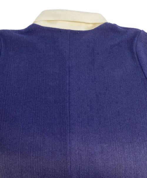 Adam et Rope（アダム エ ロペ）Adam et Rope (アダム エ ロペ) 25SS ハーフスリーブポロシャツワンピース ネイビー サイズ:Ｓの古着・服飾アイテム