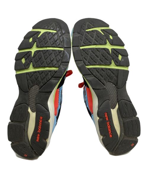 NEW BALANCE（ニューバランス）NEW BALANCE (ニューバランス) ローカットスニーカー スカイブルー×グリーン サイズ:US 9の古着・服飾アイテム
