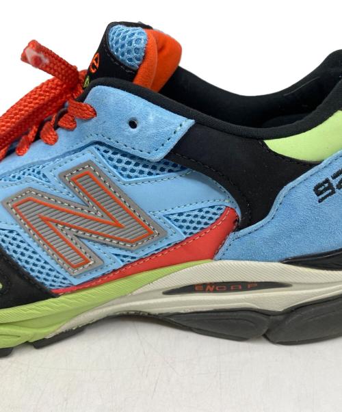 NEW BALANCE（ニューバランス）NEW BALANCE (ニューバランス) ローカットスニーカー スカイブルー×グリーン サイズ:US 9の古着・服飾アイテム