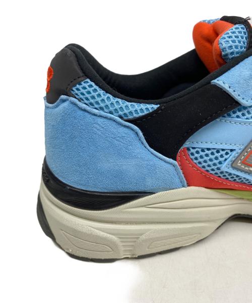 NEW BALANCE（ニューバランス）NEW BALANCE (ニューバランス) ローカットスニーカー スカイブルー×グリーン サイズ:US 9の古着・服飾アイテム