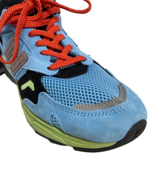 NEW BALANCE（ニューバランス）NEW BALANCE (ニューバランス) ローカットスニーカー スカイブルー×グリーン サイズ:US 9の古着・服飾アイテム
