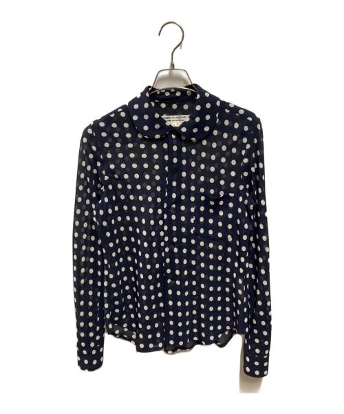 COMME des GARCONS COMME des GARCONS（コムデギャルソン コムデギャルソン）COMME des GARCONS COMME des GARCONS (コムデギャルソン コムデギャルソン) シアーシャツ ブラック サイズ:Ｓの古着・服飾アイテム