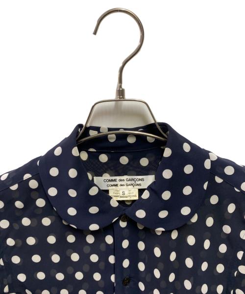 COMME des GARCONS COMME des GARCONS（コムデギャルソン コムデギャルソン）COMME des GARCONS COMME des GARCONS (コムデギャルソン コムデギャルソン) シアーシャツ ブラック サイズ:Ｓの古着・服飾アイテム
