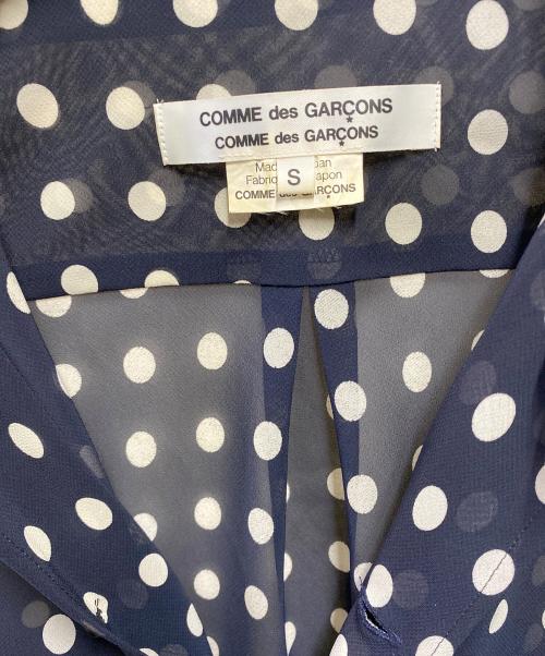 COMME des GARCONS COMME des GARCONS（コムデギャルソン コムデギャルソン）COMME des GARCONS COMME des GARCONS (コムデギャルソン コムデギャルソン) シアーシャツ ブラック サイズ:Ｓの古着・服飾アイテム