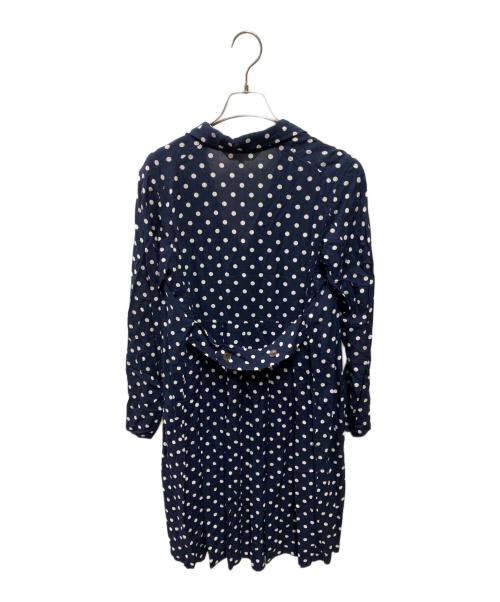 COMME des GARCONS COMME des GARCONS（コムデギャルソン コムデギャルソン）COMME des GARCONS COMME des GARCONS (コムデギャルソン コムデギャルソン) ドットワンピース ネイビー サイズ:XSの古着・服飾アイテム