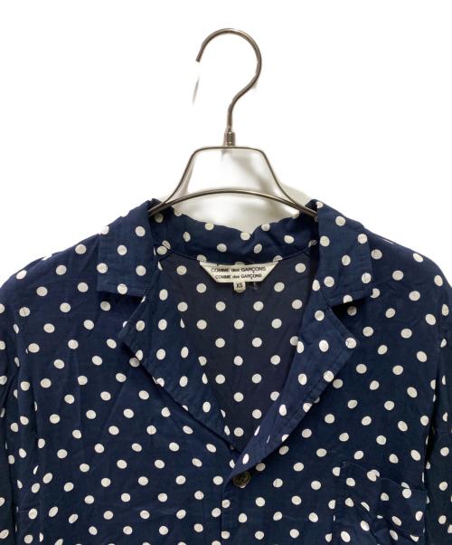 COMME des GARCONS COMME des GARCONS（コムデギャルソン コムデギャルソン）COMME des GARCONS COMME des GARCONS (コムデギャルソン コムデギャルソン) ドットワンピース ネイビー サイズ:XSの古着・服飾アイテム