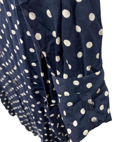 COMME des GARCONS COMME des GARCONS（コムデギャルソン コムデギャルソン）COMME des GARCONS COMME des GARCONS (コムデギャルソン コムデギャルソン) ドットワンピース ネイビー サイズ:XSの古着・服飾アイテム
