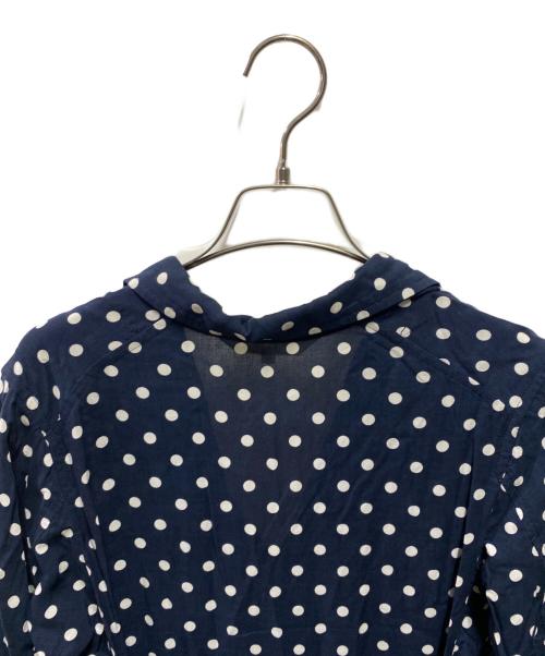 COMME des GARCONS COMME des GARCONS（コムデギャルソン コムデギャルソン）COMME des GARCONS COMME des GARCONS (コムデギャルソン コムデギャルソン) ドットワンピース ネイビー サイズ:XSの古着・服飾アイテム