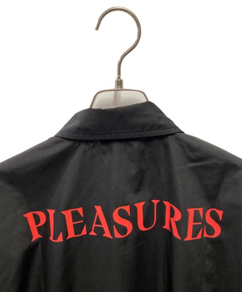 PLEASURES（プレジャーズ）PLEASURES (プレジャーズ) Marilyn Manson (マリリンマンソン) プリントシャツ ブラック サイズ:Ｍの古着・服飾アイテム