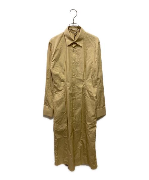AURALEE（オーラリー）AURALEE (オーラリー) HIGH COUNT FINX OX SHIRT DRESS ベージュ サイズ:1の古着・服飾アイテム