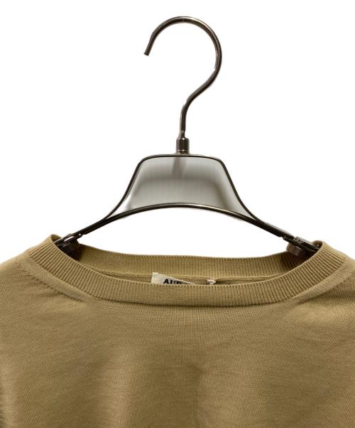 AURALEE（オーラリー）AURALEE (オーラリー) SUPER HIGH GAUGE COTTON KNIT SHORT P/O ベージュ サイズ:1の古着・服飾アイテム