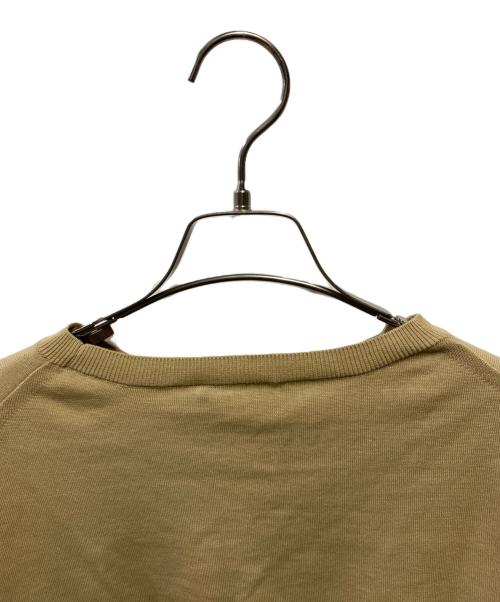 AURALEE（オーラリー）AURALEE (オーラリー) SUPER HIGH GAUGE COTTON KNIT SHORT P/O ベージュ サイズ:1の古着・服飾アイテム