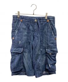 TRUE RELIGION（トゥルー レリジョン）の古着「デニムカーゴショーツ」｜インディゴ