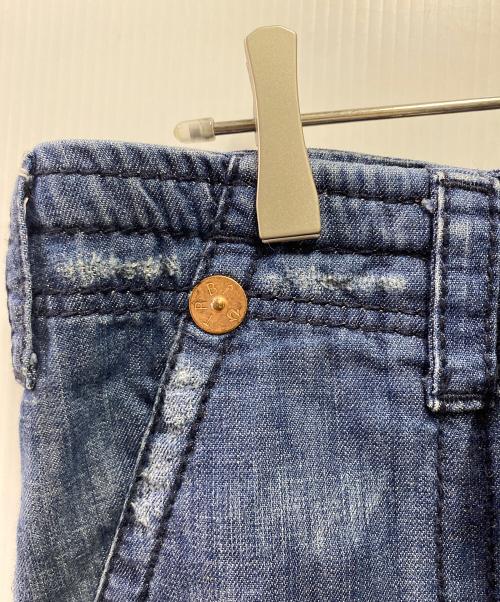 TRUE RELIGION（トゥルー レリジョン）TRUE RELIGION (トゥルー レリジョン) デニムカーゴショーツ インディゴ サイズ:28の古着・服飾アイテム