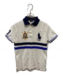 POLO RALPH LAUREN（ポロ・ラルフローレン）の古着「ビッグポニーポロシャツ」｜ホワイト