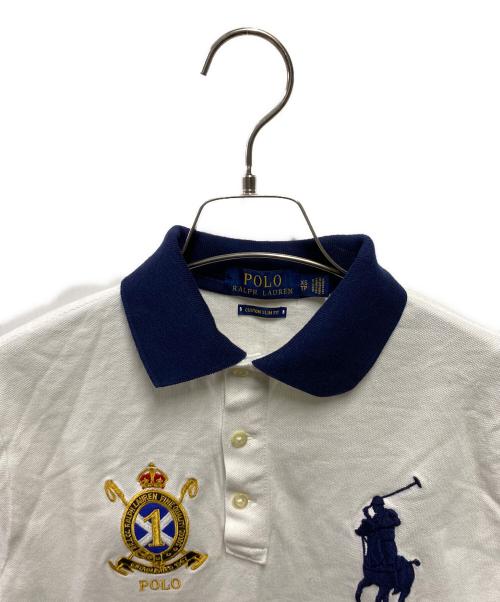 POLO RALPH LAUREN（ポロ・ラルフローレン）POLO RALPH LAUREN (ポロ・ラルフローレン) ビッグポニーポロシャツ ホワイト サイズ:ＸＳの古着・服飾アイテム