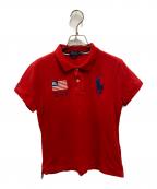 POLO RALPH LAURENポロ・ラルフローレン）の古着「ビッグポニーポロシャツ」｜レッド